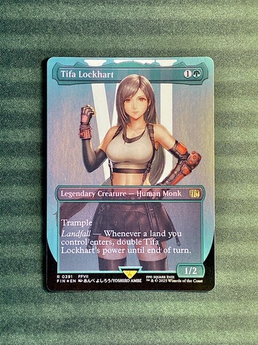 Tifa lockhart borderless - lockhart, foil