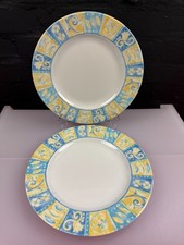 2 x Johnson Brothers Tulip Dinner Plates 27.5 cm Wide Set