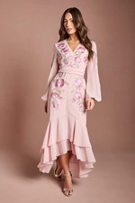 Coast Blush Fit & Flare Dress