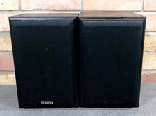 Denon SC-M2 Bookshelf Speakers, Wooden Cased, 70W 6 ohms, Black 