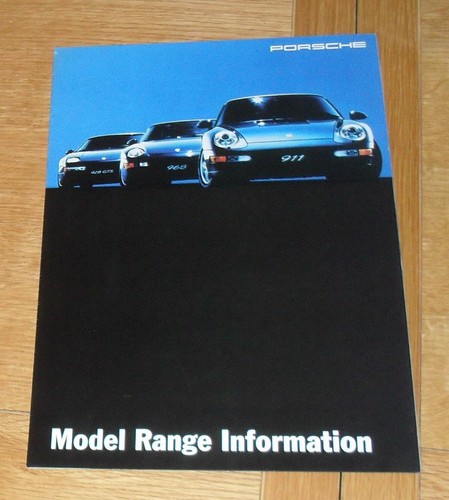 Porsche range brochure - porsche, poster
