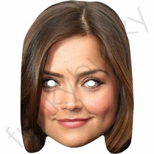 Jenna-Louise Coleman Celebrity Card Face Mask - Ready To Wear - Fancy Dress