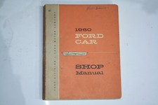 1960 FORD CAR SHOP MANUAL