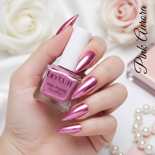Metallic nail polish super - polish,