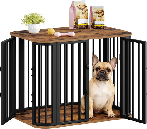 Dog crate furniture wooden pet - dog,