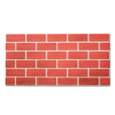 3D Wall Panels | Natural Brick Effect Cladding Styrofoam | Fire | 9 pieces