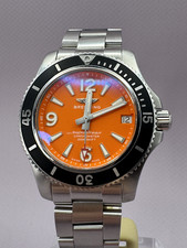 2021 Breitling Superocean 2 Automatic 36MM Orange Dial  Full Set - A17316D71O1A1
