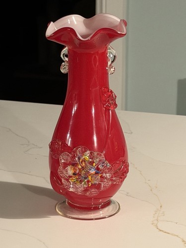 Hand blown art glass - art, vase