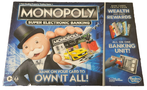 Sealed hasbro monopoly super - monopoly,