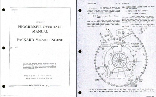 Packard 1650 merlin engine - packard,