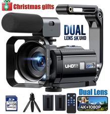 5K-56MP Dual Lens Camcorder