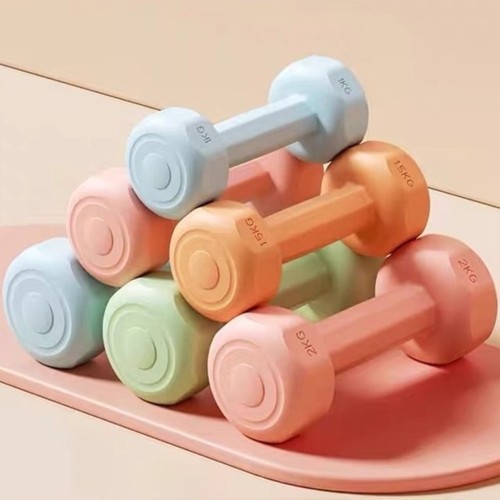 Pvc fitness dumbbell - dumbbell, set
