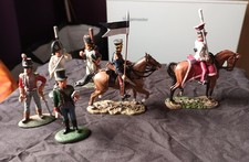 collectors 6x Del Prado Horse & Soldier Figure's Bundle (not toys)