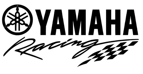 Yamaha racing logo - die, cut