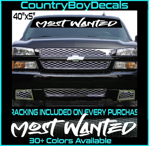 Most wanted windshield - most, 40"