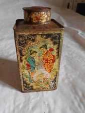 Vintage Tin Box Japanese tea