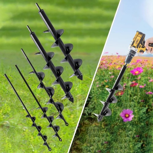 Carbon steel garden auger - garden,