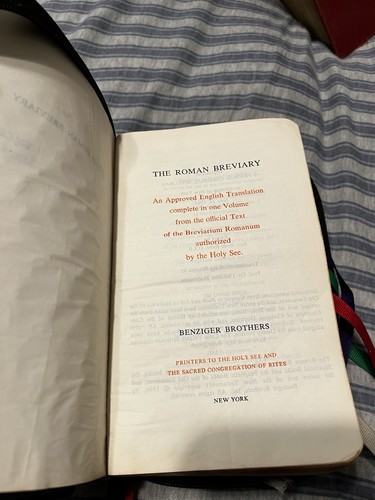 Roman breviary 1964 - breviary,