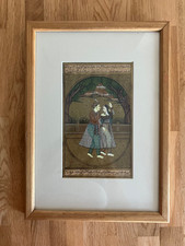 Framed Vintage Mughal-Style
