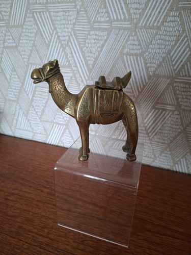 Antique solid brass standing - solid,