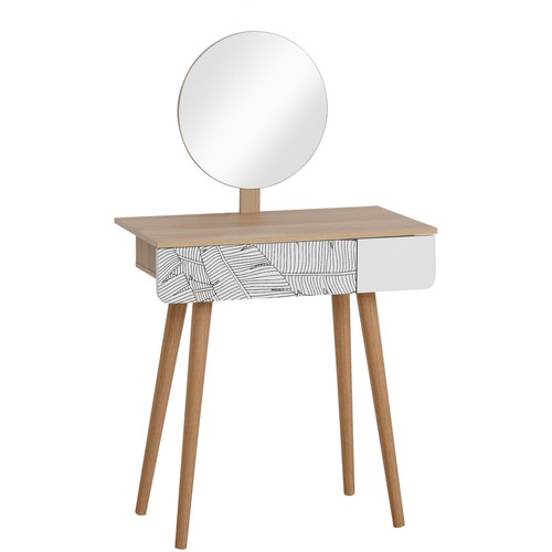 Wooden nordic dressing table - wooden,