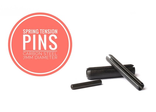 Slotted spring tension pins - spring,