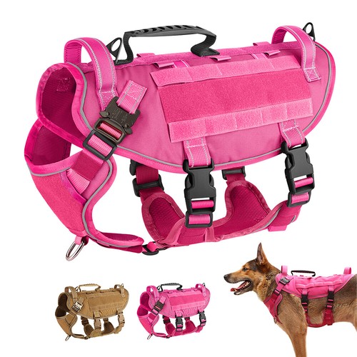 Military tactical dog harness - military,