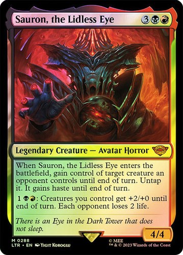 Foil sauron the lidless - lidless, eye