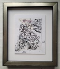 Original Drawing Gents Club by