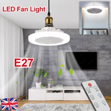 Ceiling Fan Lights Remote Control Modern Adjustable LED Light Bedroom Livingroom