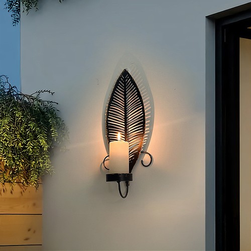 2pcs wall mounted candle - mounted,