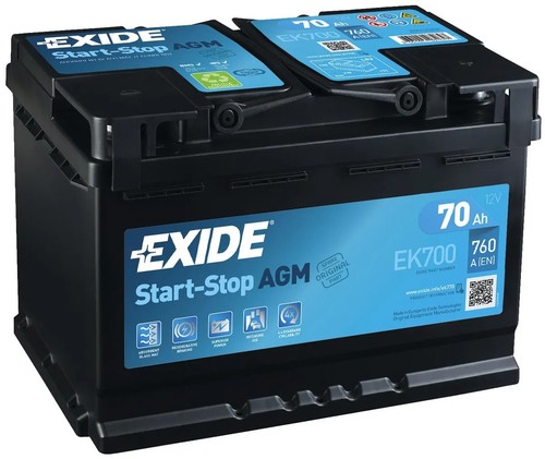 096agm car battery exide - 096agm,