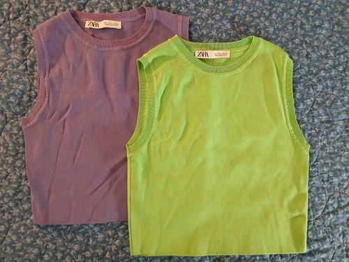 Zara knit sweater vest lot - vest,