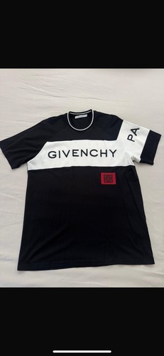Givenchy black white t shirt - black,