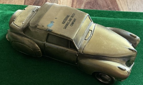 Vintage car money box bank - car,