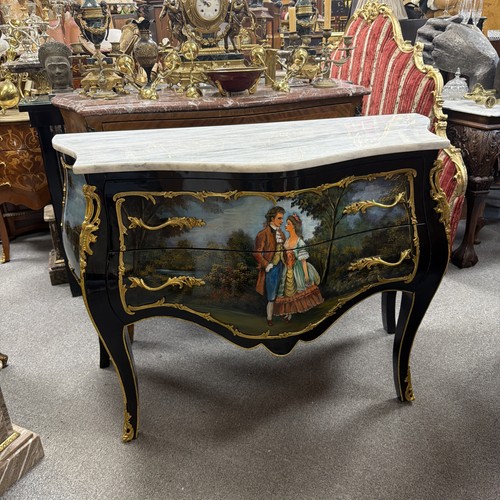 Vernis martin style - martin, chest