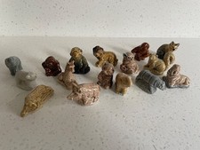 Wade Whimsies 16 animals inc Lion, polar bear, Giraffe, Elephant