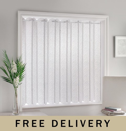 White plain textured - white, voile