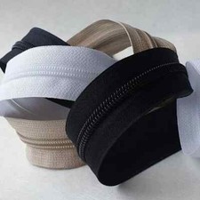 Continuous Zip No3 & No5 Nylon