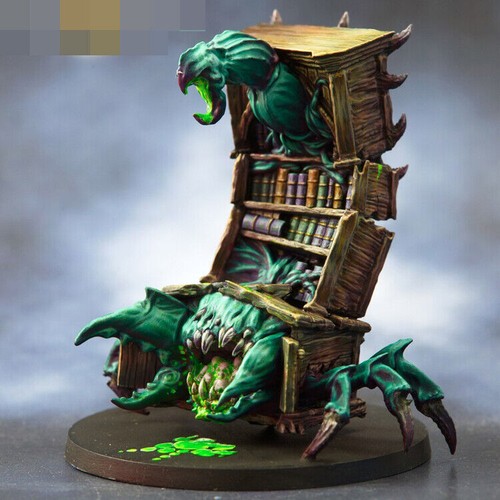 Resin figures model bookcase - resin,