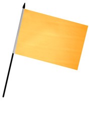 Plain Yellow Hand Flag (9" x 6")