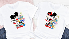 My 1st Disney trip 2025 white matching t shirts family  reveal unisex holiday