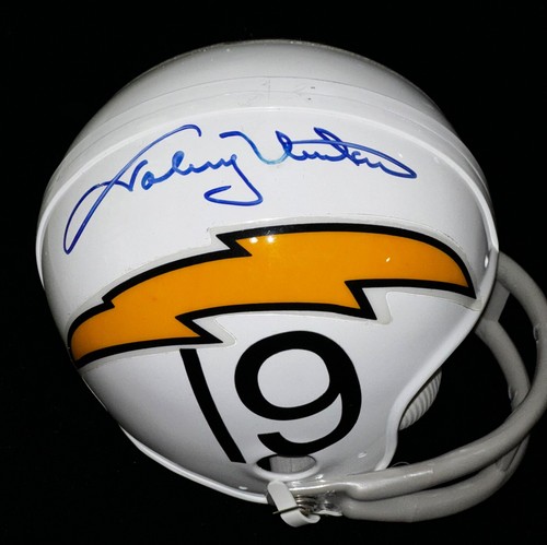 Signed johnny unitas mini - signed,