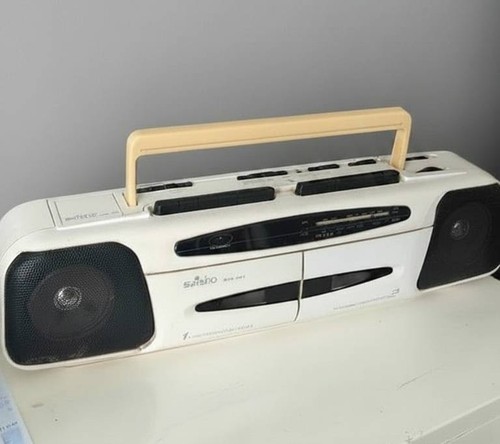 80s double tape player - ,