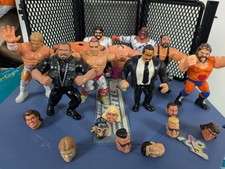 Hasbro WWE Retro Wrestling bundle Job Lot Customs Fodder Repairs WWF