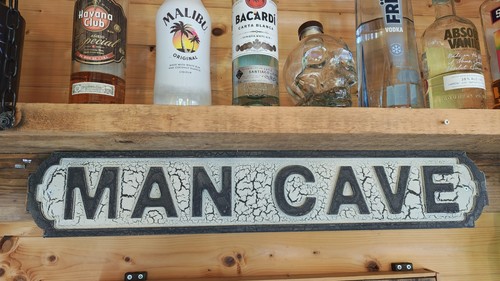 Large man cave - large, sign