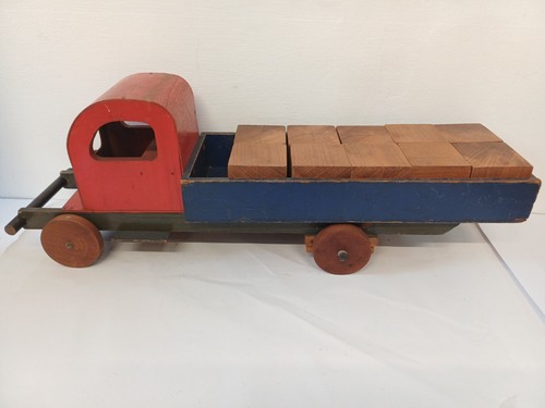 Vintage wooden truck building - wooden,