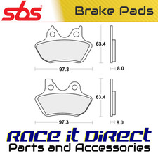 Brake Pads for HARLEY SOFTAIL 1450 DE LUXE FLSTNI JD 2005-2006 Fr CT V-Twin SBS