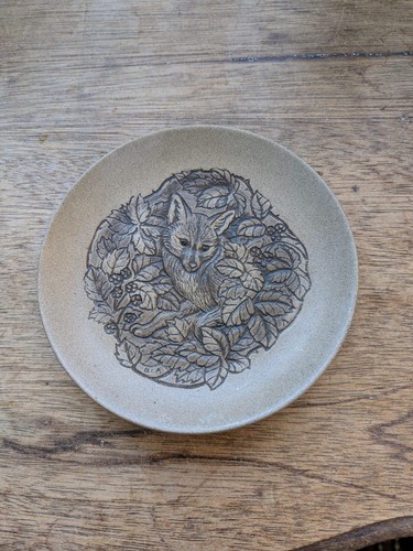 Poole pottery 12cm fox - pottery,