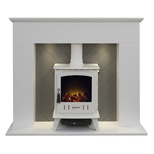 Adam corinth stove fireplace - adam,